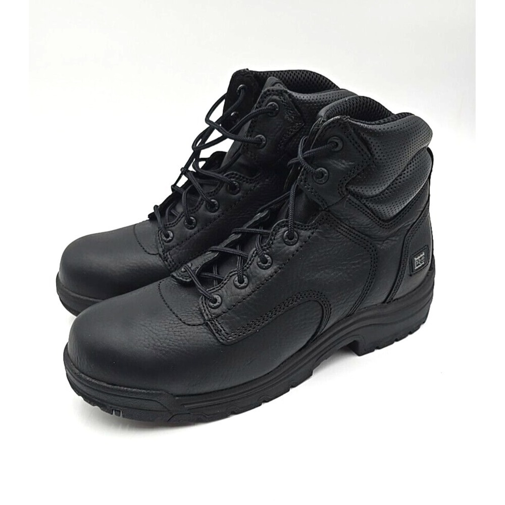 Timberland PRO Titan 6" Composite Safety Toe Men's 13 W Black Boot - Picture 13 of 14